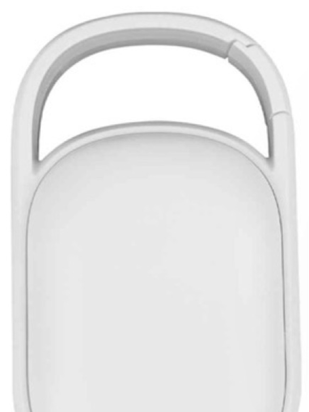 Sleek White Portable Tech Case